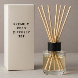 Premium Reed Diffuser Set with Natural Rattan Sticks Large