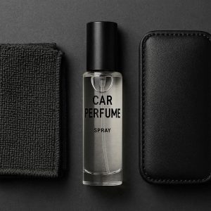 Car Perfume Spray Bottle with Microfiber Cloth and Case