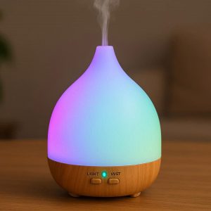 Ultrasonic Essential Oil Diffuser with Color Changing LED Light