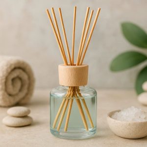 Spa Style Reed Diffuser with Sea Salt and Reeds Relaxing Scent