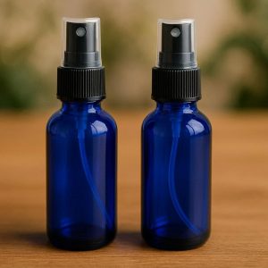 Cobalt Blue Glass Bottles with Fine Mist Sprayer Aromatherapy
