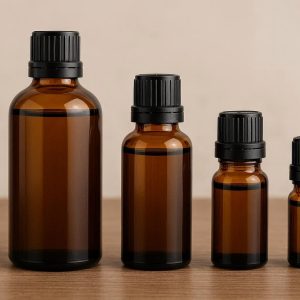Large Capacity Essential Oil Storage Bottles with Euro Dropper