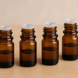 Sample Size Essential Oil Bottles with Orifice Reducer Inserts